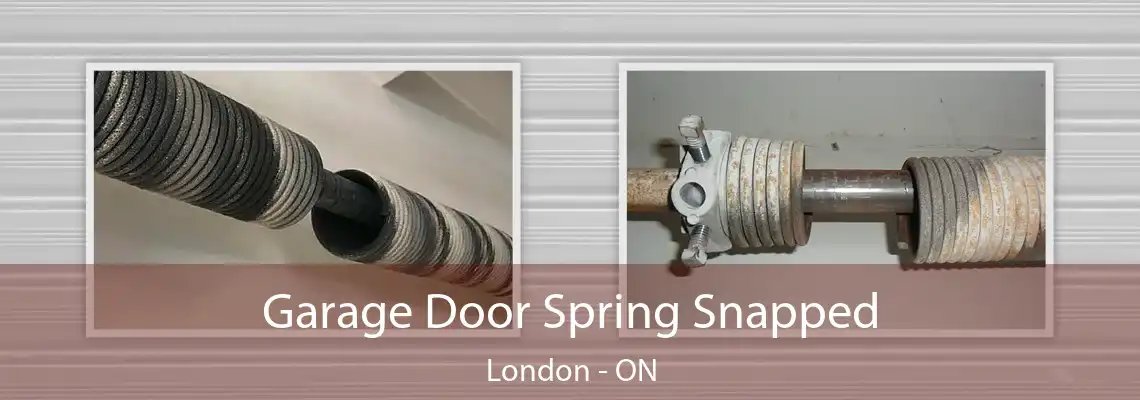 Garage Door Spring Snapped London - ON