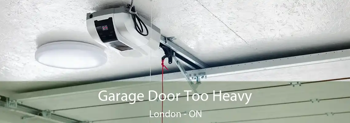 Garage Door Too Heavy London - ON