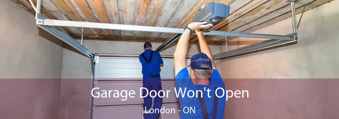 Garage Door Won't Open London - ON