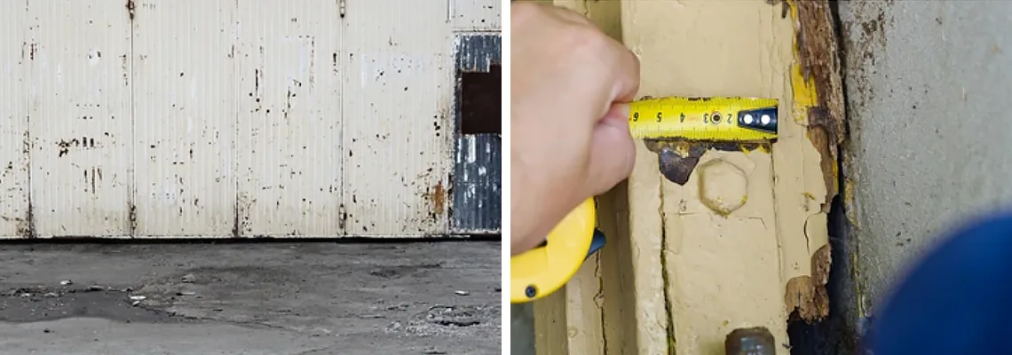 Lift Master Rusty Garage Doors in London, Ontario