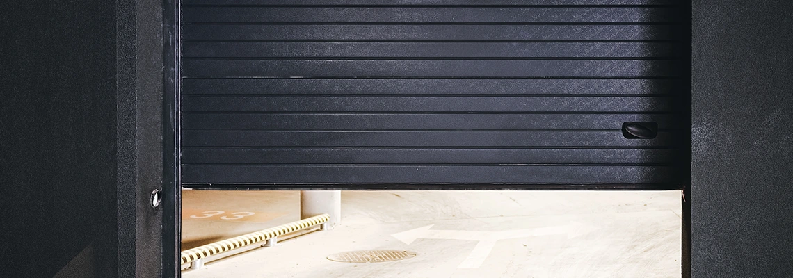 Residential Black Garage Door Installation in London, ON
