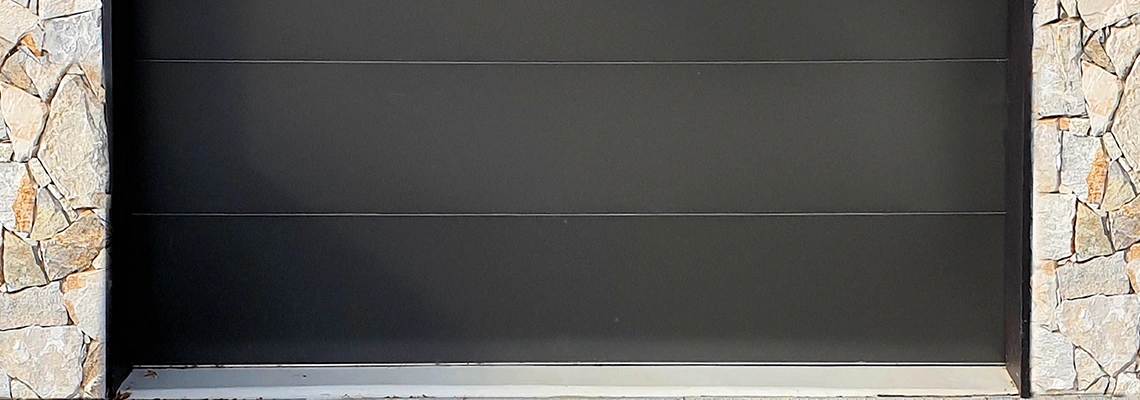 Overhead Black Garage Door Installation in London, Ontario